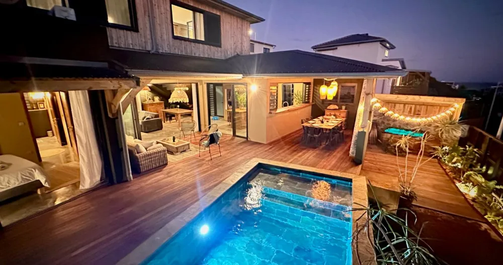 Villa en GrandBois St Pierre (Spa, Piscina, Vista al Océano Índico) - Foto 2