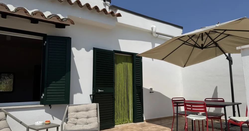 Massimos Inserat auf misterb&b - Garten-Appartement - Außenterrasse