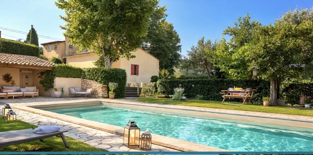 Thierrys Inserat auf misterb&b - Beheizter Pool und Solarium
Naturismus erlaubt
Klimatisiertes Mas aus dem 18. Jahrhundert mit 10 Schlafplätzen.
In der Nähe des Golfplatzes von Aix en Provence und des SPA-Bereichs des Set Clubs