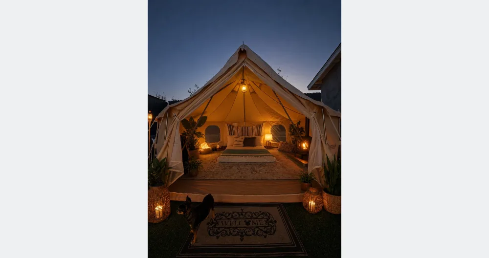 Sacred Space Glamping Experience | Healing Stay & Jacuzzi - Picture 1