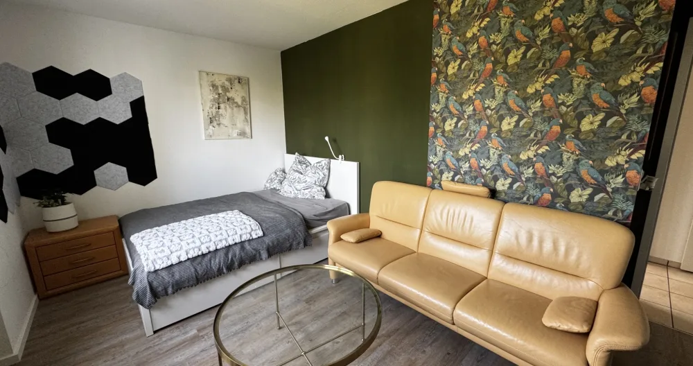 Chambre calme avec balcon à Munich - Photo 2
