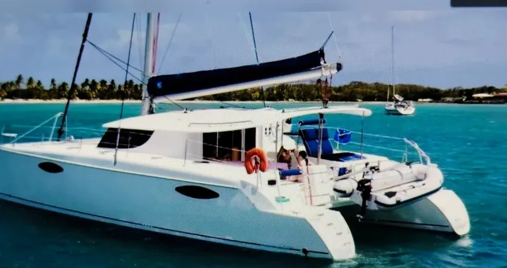 catamarán fondeadero compartido bahía de anse mitan les trois ilets - Foto 2