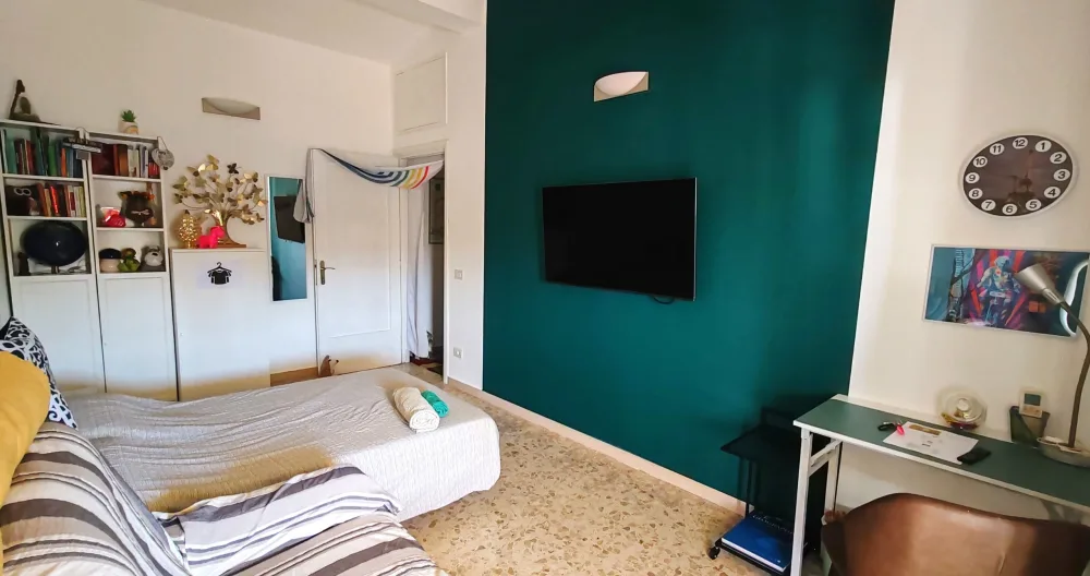 Quarto arco-íris no telhado romano - Foto 1