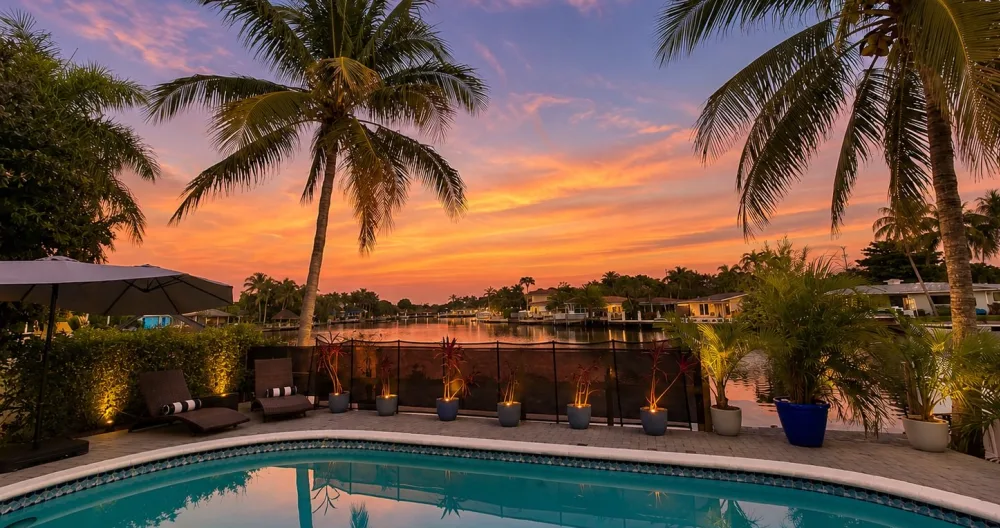 Wilton Manor Waterfront Oasis GROUP Villa 2&3 sleeps 14 - Picture 1