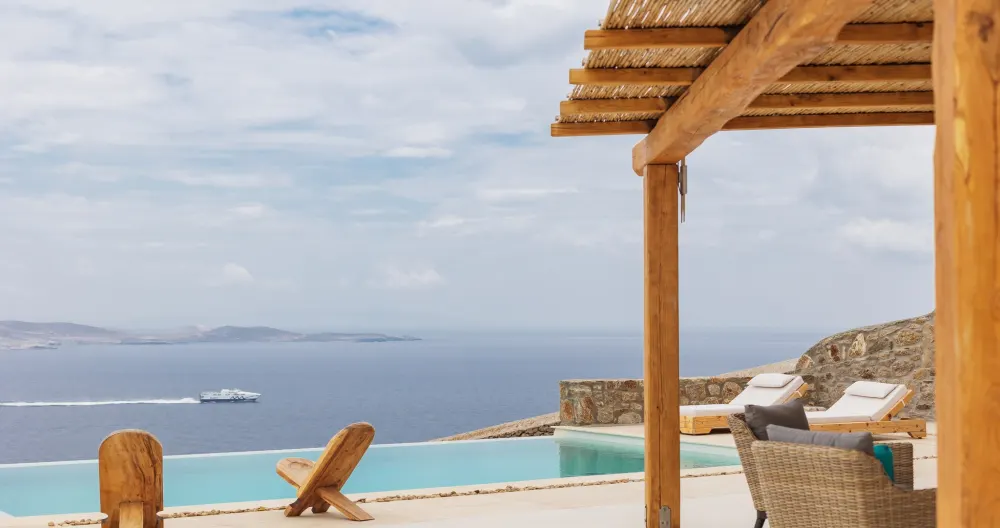 Private villa with swimming pool overlooking the sunset and the sea - Foto 1