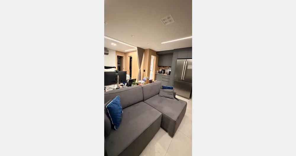 Anúncio de Naldo em misterb&b - Vista da sala de estar/cama
