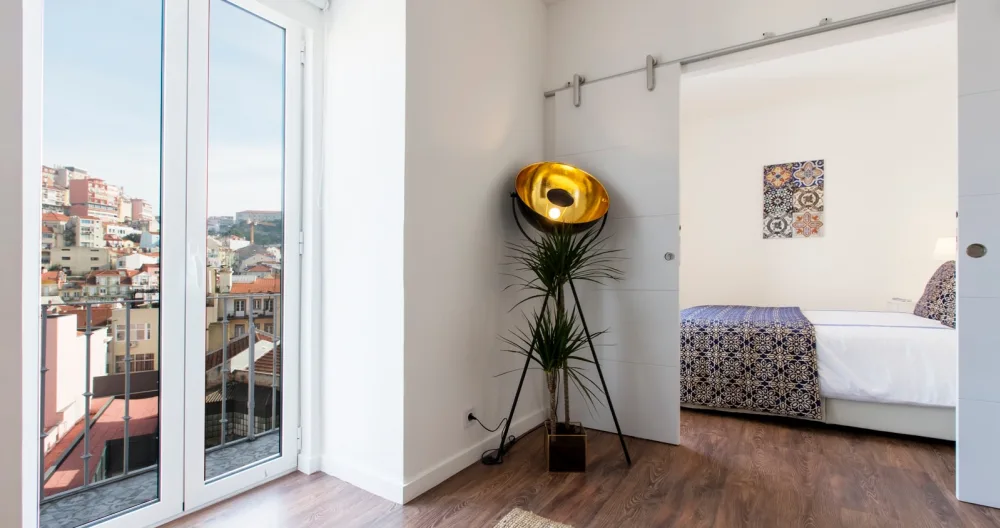 Helles Apartment im Zentrum von Lissabon mit Balkon und Blick auf die Burg - Foto 1