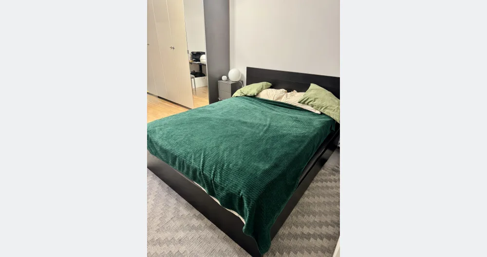 Andrzej's listing on misterb&b - Bed for you - I am sleeping on a futon on the floor.